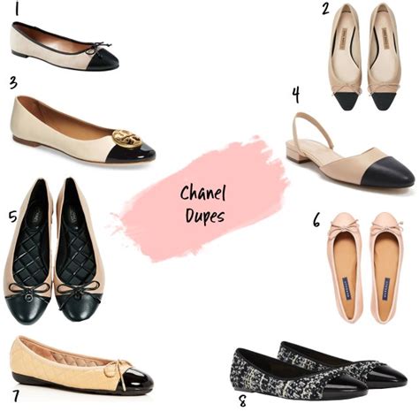 best chanel ballet flat dupes|chanel slingback flats dupe.